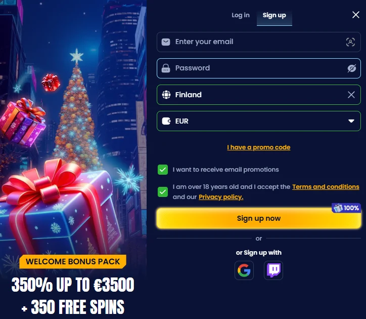 trino casino sign up